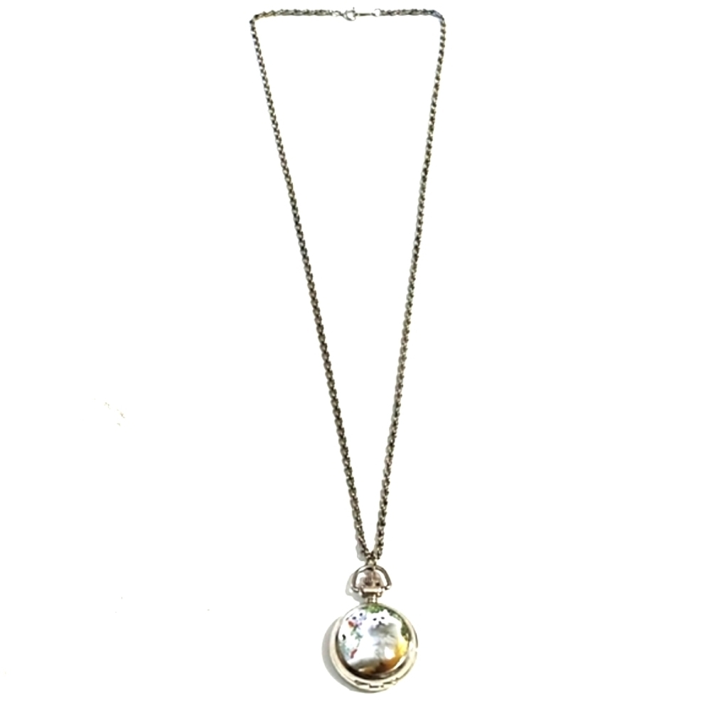 CLEARANCE-FINAL PRICE-NO OFFERS PLEASE-CATS POCKETWATCH NECKLACE